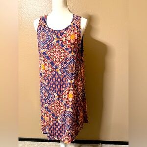 Bohemian Pattern Shift Dress